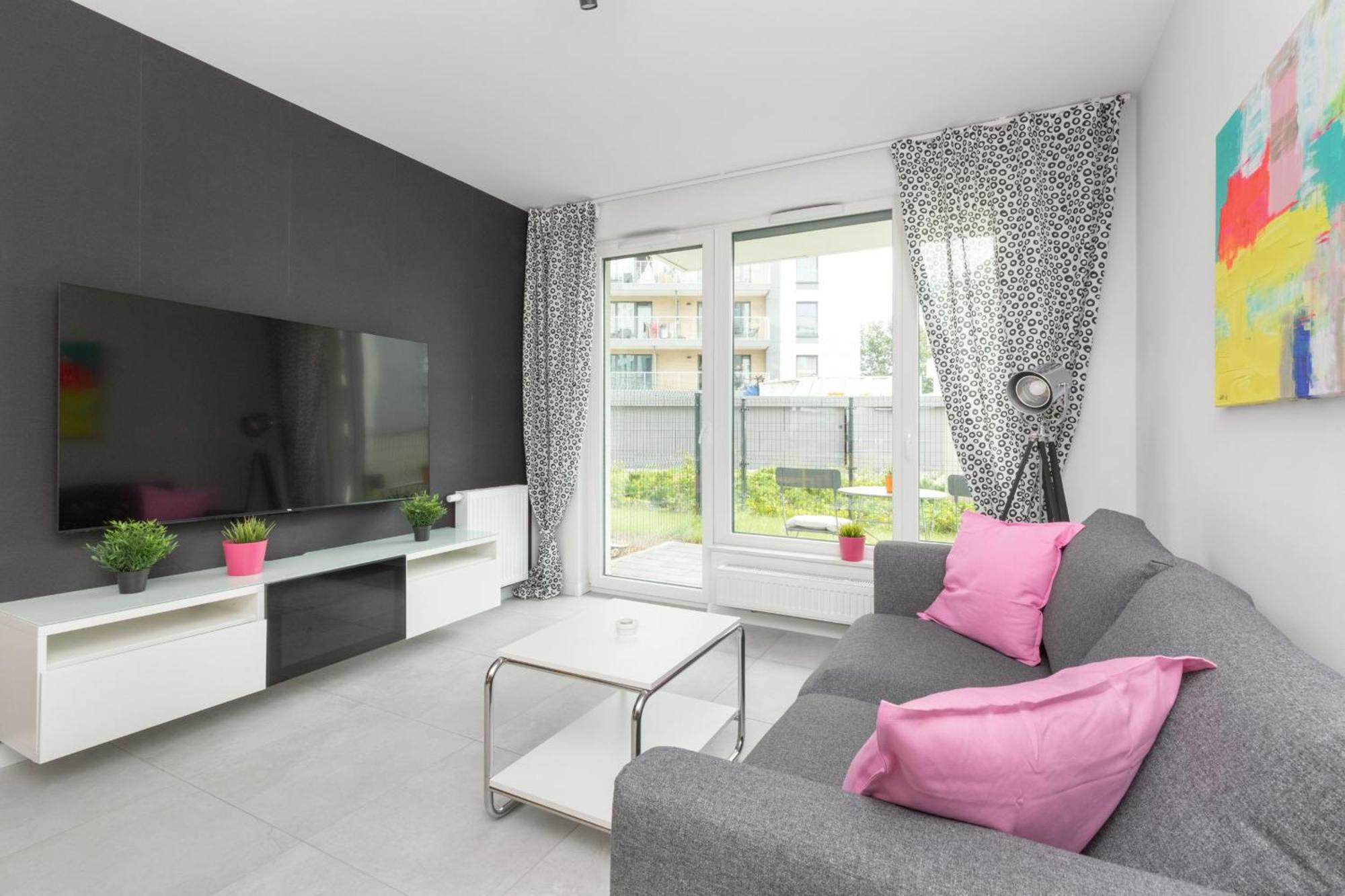 Sea And Stadium Apartments In Good Design With Parking & Garden By Rent Like Home Гданськ Екстер'єр фото